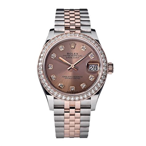 rose gouden rolex|Rolex everose gold diamond set.